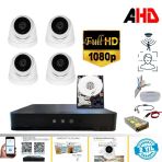 Arna 5 Mp Lens 2mp 1080P Full Hd Iç Mekan Dome Güvenlik Kamera Seti 500 GB HDD Dahil - ST24500K