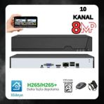Arna 8mp 10 Kanal Nvr Kamera Kayıt Cihazı ( IP KAMERA ÇALIŞTIRIR )- ARNA810