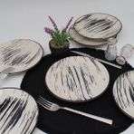 Arna Porselen Anka 6x25 cm Seramik Servis Tabağı