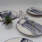 Arna Porselen Royal 20 cm Pasta Tabağı 6 Adet - Desenli