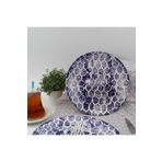 Arna Porselen Snake 20 cm Pasta Tabağı Mavi