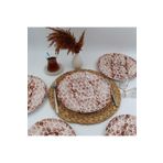 Arna Porselen Snake 25 Cm Servis Tabağı Karamel