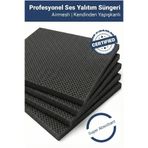 Arnee 10 Adet Profesyonel Ses Yalıtım Süngeri - 50x50 cm Yapışkanlı Akustik Ses Yalıtım İzolasyon Paneli