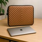 Arnee Deri Laptop Notebook Çantası - 15-15.6" - Kahverengi