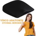 Arnee Visco Anatomik Oturma Minderi Ortopedik Sandalye Minderi - 40 x 43 cm - Siyah