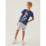 Arnetta 16943 Gece Mavisi Mavi Looney Tunes Erkek Çocuk Pijama Takım