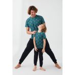 Arnetta 2504 Petrol Parrot Kısa Kollu Erkek Çocuk Pijama Takımı