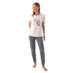 Arnetta 2871 Krem Kısa Kol Kadın Pijama Takımı