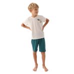 Arnetta 2982 Krem Şortlu Erkek Çocuk Pijama Takımı