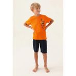 Arnetta 2989 Turuncu Erkek Çocuk Pijama Takımı