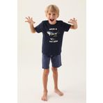 Arnetta 2995 Lacivert Erkek Çocuk Bermuda Pijama Takımı