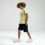 Arnetta 3312C Baba/oğul Yazlık Ikili Pijama Takım - Açık Sarı - 3 - 4 Yaş