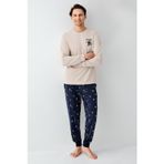 Arnetta Erkek Amazing %100 Pamuk 4 Mevsim Baba-Oğul Uzun Kollu Pijama Takım