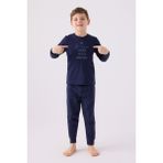 Arnetta Erkek Çocuk Lacivert Pijama Takımı - 9 - 10 Yaş
