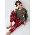 Arnetta Erkek Çocuk Yeşil Pijama Takımı - 12 - 13 Yaş