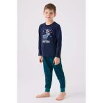 Arnetta Garson Noel Winter Erkek Çocuk 4 Mevsim Kumaş Uzun Kol Pijama Takım