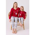 Arnetta Geyik Resimli Anne Kız Pijama Takım, (ayrı ayrı fiyatlandırılır)