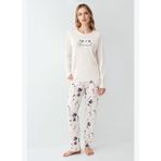 Arnetta Kadın Krem Pijama Takımı