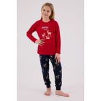 Arnetta Kız Çocuk Kırmızı Pijama Takımı - 4 - 5 Yaş