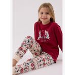 Arnetta Kız Çocuk Kırmızı Pijama Takımı
