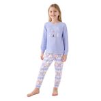 Arnetta Kız Çocuk Mavi Pijama Takımı