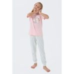Arnetta Kız Çocuk Pembe Pijama Takım