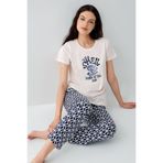 Arnetta Krem Kadın Pijama Takım