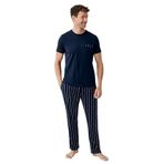Arnetta Pijama Takım, L, AR3679-S-V1, Lacivert, erkek