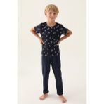 Arnetta Yacht Lacivert Erkek Çocuk Pijama Takımı - 2 - 3 Yaş