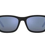 Arnette AN4315 Teen Speerit Kare Mat Siyah Koyu Gri Aynalı Su Polarize Unisex Güneş Gözlüğü