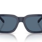ARNETTE Erkek An4334 Cold Heart 2.0 Kare Güneş Gözlüğü, Koyu mavi/Koyu Mavi, 53 mm