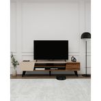 ARNETTİ Clara Raflı Dolaplı Tv Sehpası, Ceviz Bej - Clara