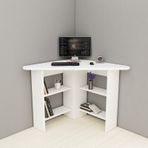 Arnetti Köşe Çalışma Masası Corner Ofis Masası Beyaz