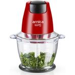 Arnica GH21132 Rapid Plus Mini 500 W 1.3 lt Kapasiteli Doğrayıcı Kırmızı