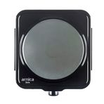 Arnica GH25030 Tek Gözlü Elektrikli Metal Yüzeyli Set Üstü Ocak Siyah