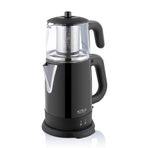 Arnica IH33205 Siyah Demli Stil Cam Çay Makinesi
