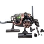 Arnica Tesla Premium Koldan Kumandalı Ultra Sessiz Turbo Başlıklı Toz Torbasız Elektrikli Süpürge 750W - Siyah - Rose