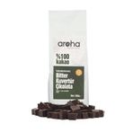 AROHA %100 Kakao Tatlandırılmamış Bitter Kuvertür Çikolata 500 G