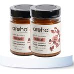 Aroha Hurmalı Kakao Çekirdekli Fındık Kreması %73 Fındık Şeker İlavesiz 2'li Paket (320 g x 2 Adet) - 640 gr