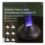 Aroma Difüzör Gece Işığı 3D Volkanik Alev Nemlendirici Buhar Makinesi 130ML.
