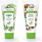 Aroma Natural Cbd ve Kakao Yağı 75 ml + Coco Delight % 96 Bitkisel El Kremi 75 ml