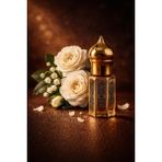 AROMENZA Beyaz Gül (Jöri) Esansı 3 ml – Premium Kalıcı Konsantre Çiçeksi Ham Parfüm Yağı