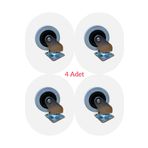 ARON (4 ADET) Teker Mobilya Masa Büro Ofis Sehpa Tv Ünite Beşik Yatak Baza Tekeri 7cm 50x20