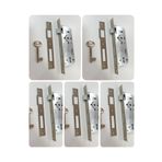 ARON ( 5 ADET ) KALE KİLİT 151-R (ODA) KAPI KİLİDİ 40MM DÜZ AYNA NİKEL KİLİT