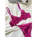 ARONA arona160mor A-160 Dantelli Bralet Takımı Mor