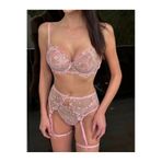 ARONA arona281çiçekli G-281 Çitir Çiçekli Jartiyer Takım
