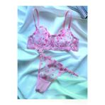 ARONA Azelya-75 Kıss Me Model Balenli Bralette Desteksiz Yeni Sezon Desenli Sütyen Takım