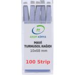 Aropi Mavi 100 Test Stripi 10x68 mm Turnusol Kağıdı