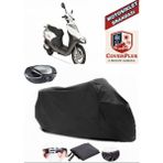 Arora Alfa 110 Branda Siyah Arka Çanta Uyumlu(Topcase) Motosiket Brandası Motor Örtüsü Çadır Su Geçirmez Motosiklet Kılıfı Motor Brandası,lastikli,taşıma Torbalı