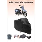 Arora Ar 100-7 Special Alfa Uyumlu Siyah Motorsiklet Branda, Motor Örtüsü